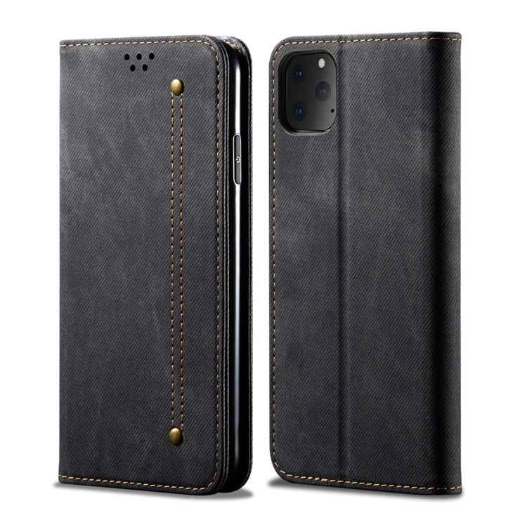 Denim Texture Casual Style Horizontal Flip Leather Case with Holder & Card Slots & Wallet