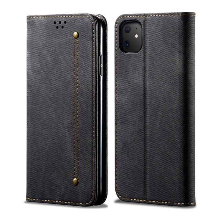 Denim Texture Casual Style Horizontal Flip Leather Case with Holder & Card Slots & Wallet