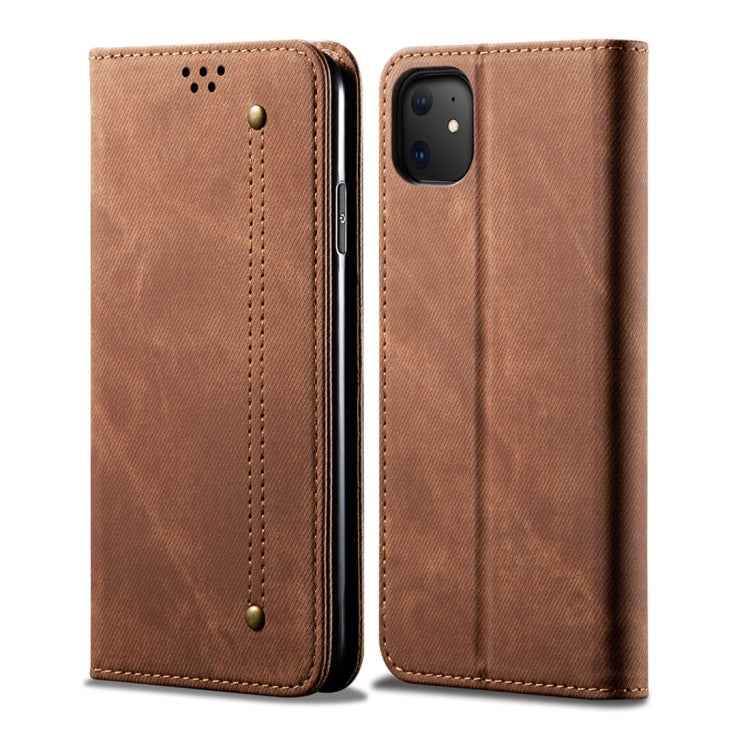 Denim Texture Casual Style Horizontal Flip Leather Case with Holder & Card Slots & Wallet