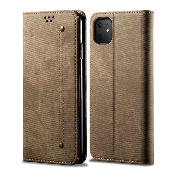 Denim Texture Casual Style Horizontal Flip Leather Case with Holder & Card Slots & Wallet
