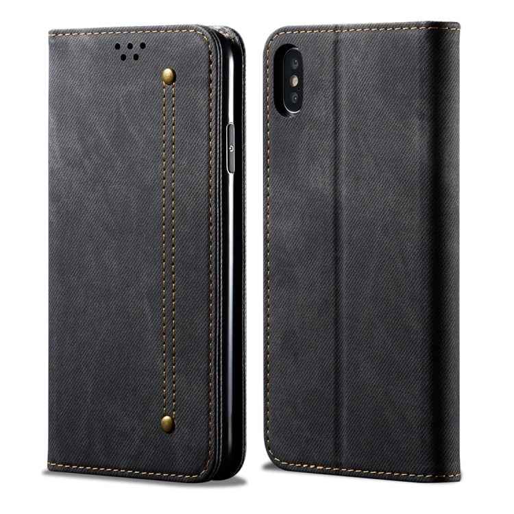 Denim Texture Casual Style Horizontal Flip Leather Case with Holder & Card Slots & Wallet