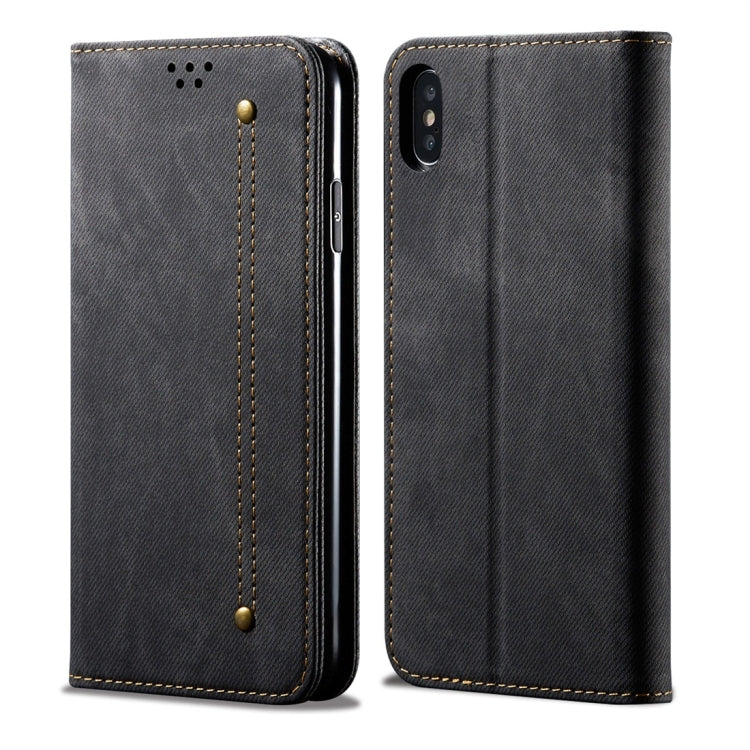 Denim Texture Casual Style Horizontal Flip Leather Case with Holder & Card Slots & Wallet