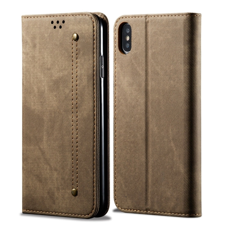 Denim Texture Casual Style Horizontal Flip Leather Case with Holder & Card Slots & Wallet