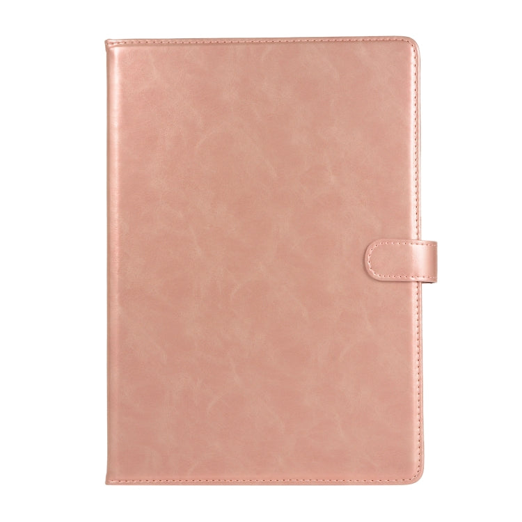 Crazy Horse Texture Horizontal Flip Leather Case with Buckle & Holder & Card Slots & Wallet & Photo Frame, For iPad 10.2 2021 2020 2019 / 10.5, For iPad 9.7 2018 / 2017