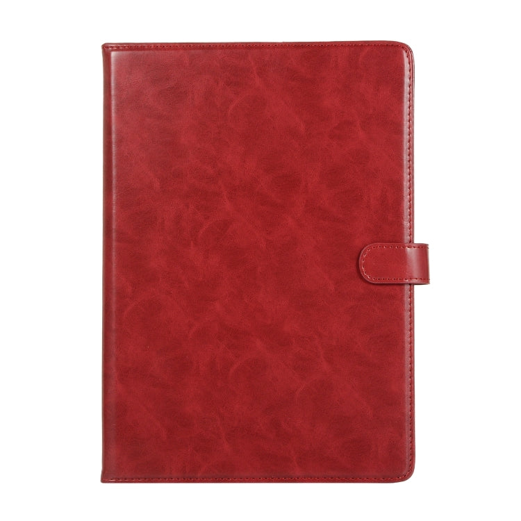 Crazy Horse Texture Horizontal Flip Leather Case with Buckle & Holder & Card Slots & Wallet & Photo Frame, For iPad 10.2 2021 2020 2019 / 10.5, For iPad 9.7 2018 / 2017