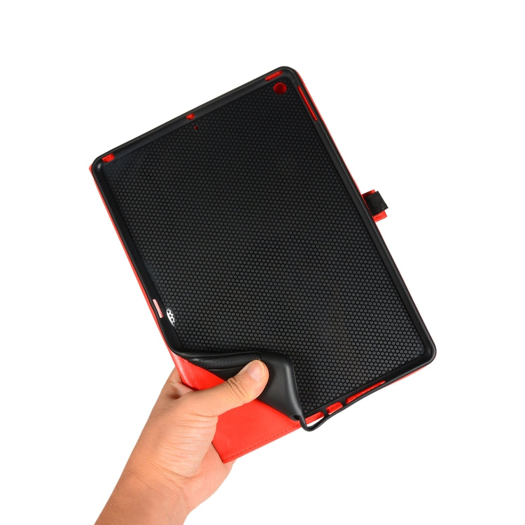 Crazy Horse Texture Horizontal Flip Leather Case with Buckle & Holder & Card Slots & Wallet & Photo Frame, For iPad 10.2 2021 2020 2019 / 10.5, For iPad 9.7 2018 / 2017