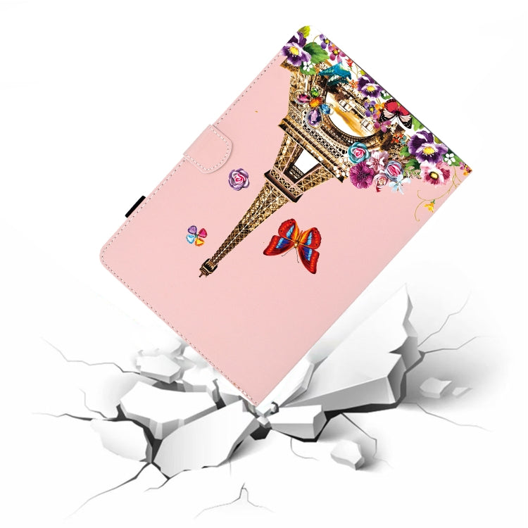 Pure Color Painting Horizontal Flip Leather Case with Card Slots & Holder & Lanyard & Sleep / Wake-up Function, For iPad mini 2024 / mini 6