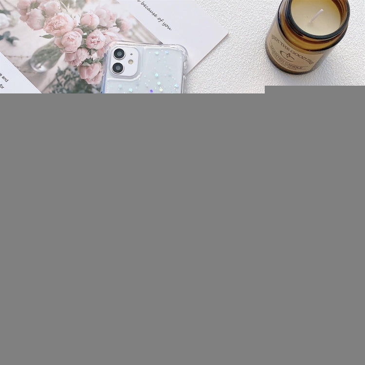 Gradient Glitter Powder Epoxy TPU Thickened Acrylic Shockproof Case with Wide Neck Lanyard, For iPhone 13 mini, For iPhone 13, For iPhone 13 Pro, For iPhone 13 Pro Max, For iPhone 12 mini, For iPhone 12 / 12 Pro, For iPhone 12 Pro Max, For iPhone 11   ...