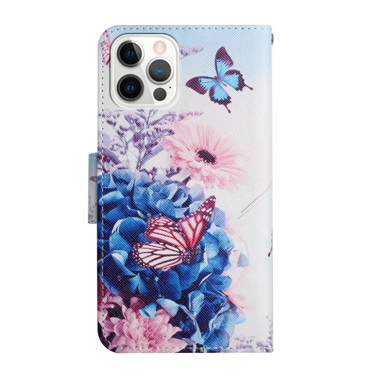 Painted Pattern Horizontal Flip Leather Case with Holder & Card Slot & Wallet, For iPhone 13 Pro Max, For iPhone 13 Pro, For iPhone 13