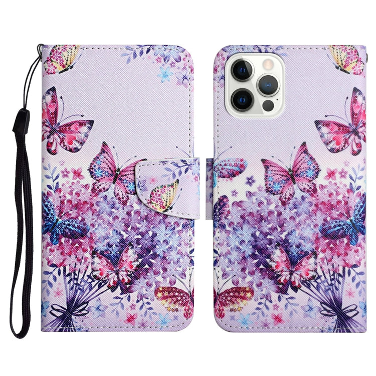 Painted Pattern Horizontal Flip Leather Case with Holder & Card Slot & Wallet, For iPhone 13 Pro Max, For iPhone 13 Pro, For iPhone 13