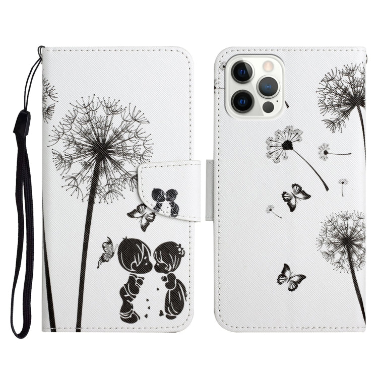 Painted Pattern Horizontal Flip Leather Case with Holder & Card Slot & Wallet, For iPhone 13 Pro Max, For iPhone 13 Pro, For iPhone 13