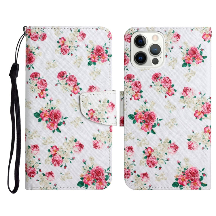 Painted Pattern Horizontal Flip Leather Case with Holder & Card Slot & Wallet, For iPhone 13 Pro Max, For iPhone 13 Pro, For iPhone 13