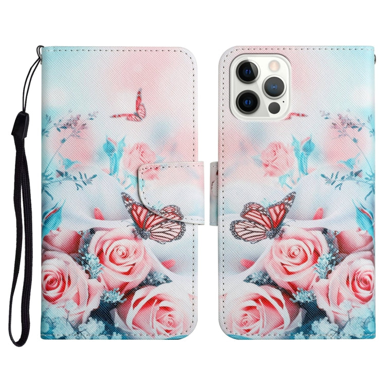 Painted Pattern Horizontal Flip Leather Case with Holder & Card Slot & Wallet, For iPhone 13 Pro Max, For iPhone 13 Pro, For iPhone 13
