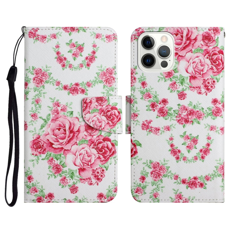 Painted Pattern Horizontal Flip Leather Case with Holder & Card Slot & Wallet, For iPhone 13 Pro Max, For iPhone 13 Pro, For iPhone 13