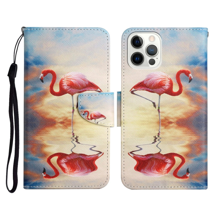 Painted Pattern Horizontal Flip Leather Case with Holder & Card Slot & Wallet, For iPhone 13 Pro Max, For iPhone 13 Pro, For iPhone 13