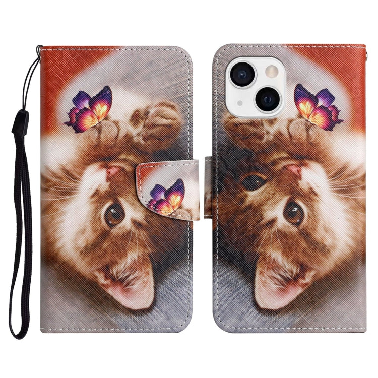Painted Pattern Horizontal Flip Leather Case with Holder & Card Slot & Wallet, For iPhone 13 Pro Max, For iPhone 13 Pro, For iPhone 13