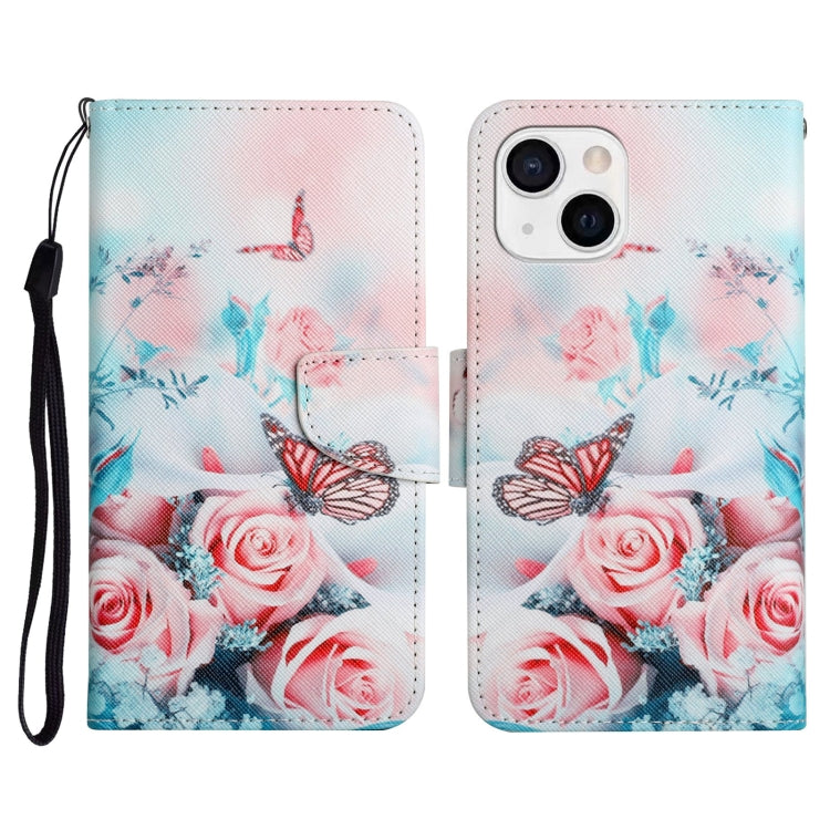 Painted Pattern Horizontal Flip Leather Case with Holder & Card Slot & Wallet, For iPhone 13 mini, For iPhone 12 Pro Max, For iPhone 12 / 12 Pro