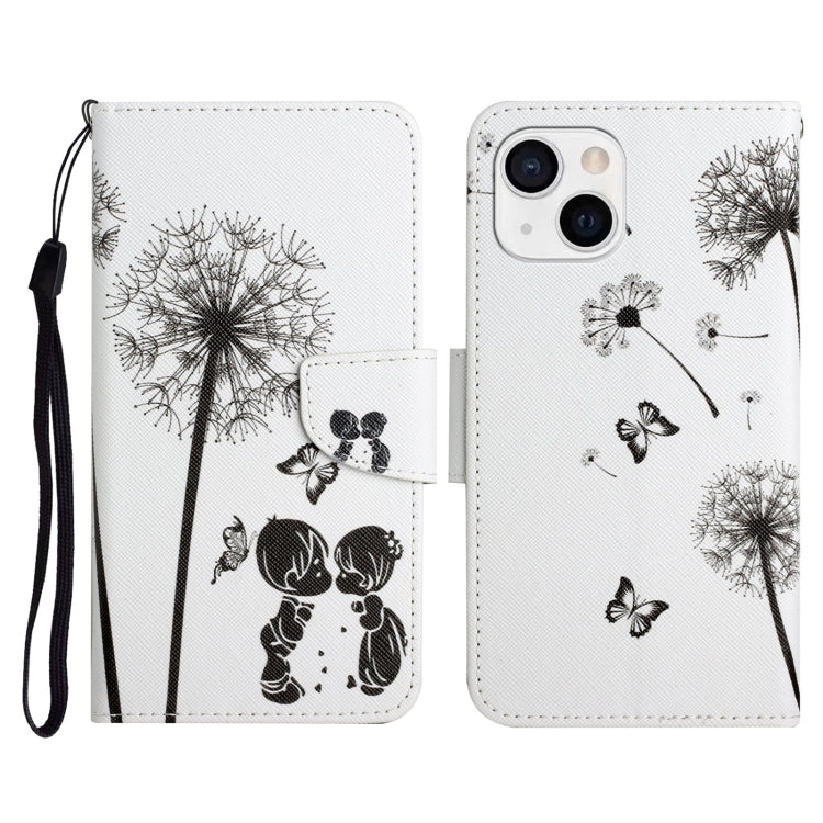 Painted Pattern Horizontal Flip Leather Case with Holder & Card Slot & Wallet, For iPhone 13 mini, For iPhone 12 Pro Max, For iPhone 12 / 12 Pro