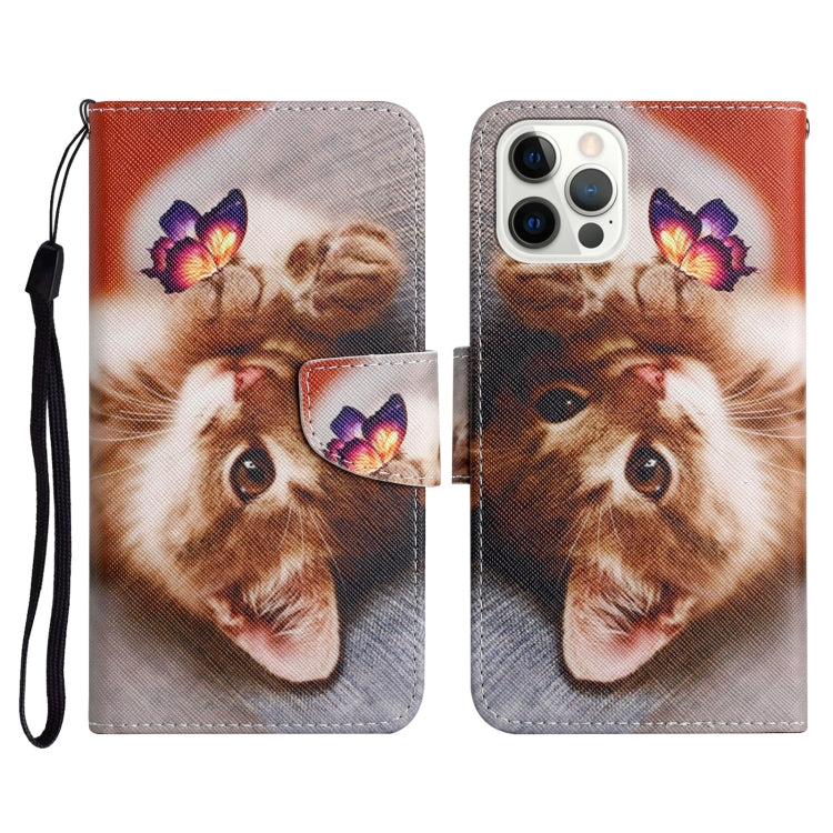 Painted Pattern Horizontal Flip Leather Case with Holder & Card Slot & Wallet, For iPhone 13 mini, For iPhone 12 Pro Max, For iPhone 12 / 12 Pro