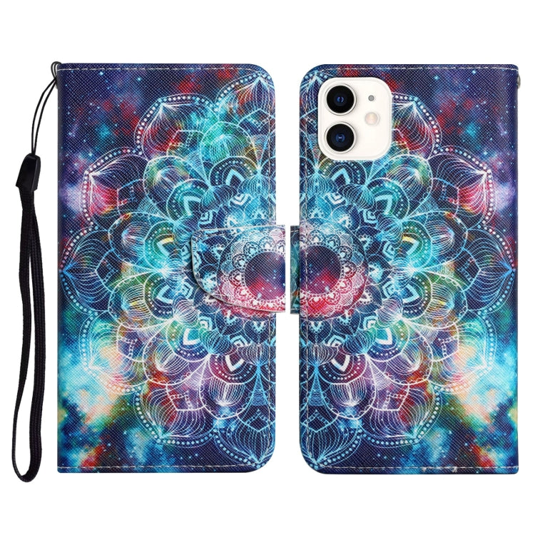 Painted Pattern Horizontal Flip Leather Case with Holder & Card Slot & Wallet, For iPhone 12 mini, For iPhone 11 Pro Max, For iPhone 11 Pro