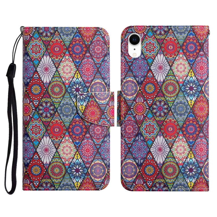 Painted Pattern Horizontal Flip Leather Case with Holder & Card Slot & Wallet, For iPhone 11, For iPhone XS Max, For iPhone XR