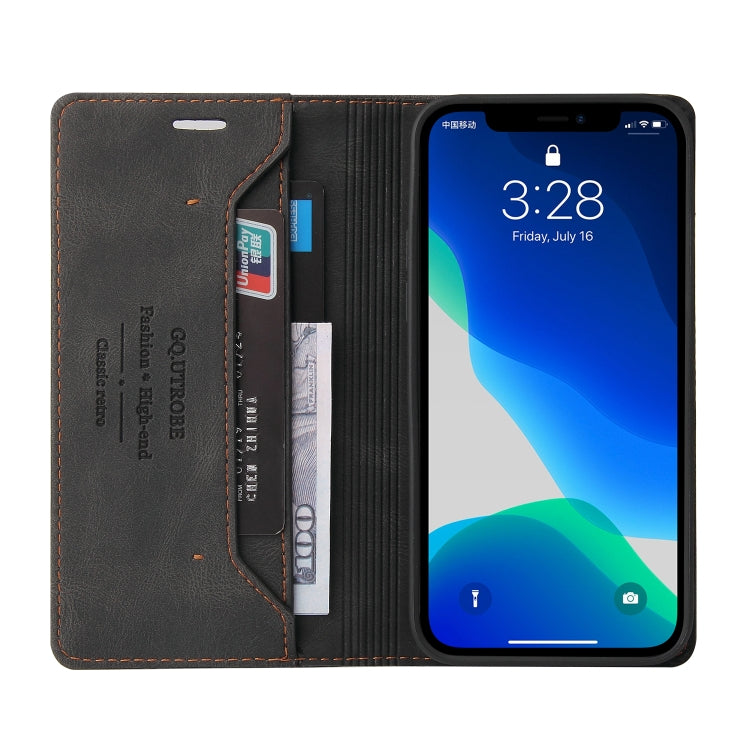 Skin Feel Anti-theft Brush Horizontal Flip Leather Case with Holder & Card Slots & Wallet, For iPhone 13 Pro Max, For iPhone 13 Pro, For iPhone 13, For iPhone 13 mini, For iPhone 12 Pro Max, For iPhone 12 / 12 Pro, For iPhone 12 mini                   ...