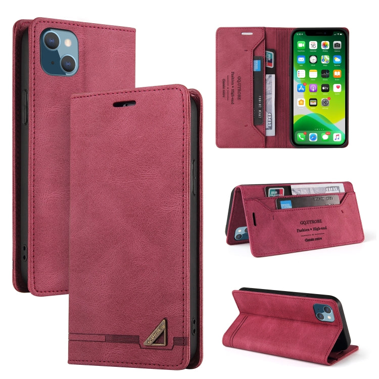 Skin Feel Anti-theft Brush Horizontal Flip Leather Case with Holder & Card Slots & Wallet, For iPhone 13 Pro Max, For iPhone 13 Pro, For iPhone 13, For iPhone 13 mini, For iPhone 12 Pro Max, For iPhone 12 / 12 Pro, For iPhone 12 mini                   ...