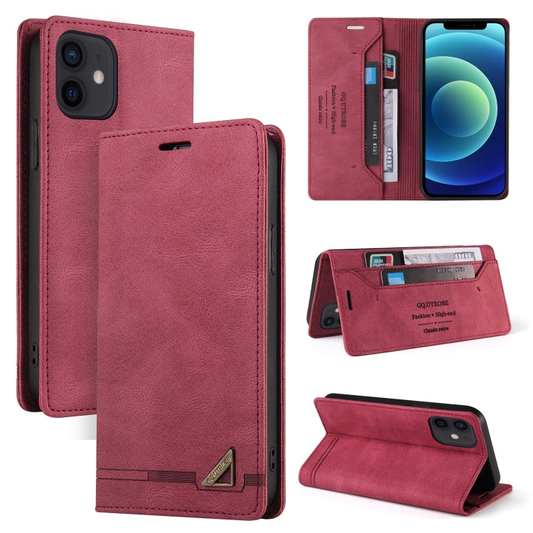 Skin Feel Anti-theft Brush Horizontal Flip Leather Case with Holder & Card Slots & Wallet, For iPhone 13 Pro Max, For iPhone 13 Pro, For iPhone 13, For iPhone 13 mini, For iPhone 12 Pro Max, For iPhone 12 / 12 Pro, For iPhone 12 mini                   ...