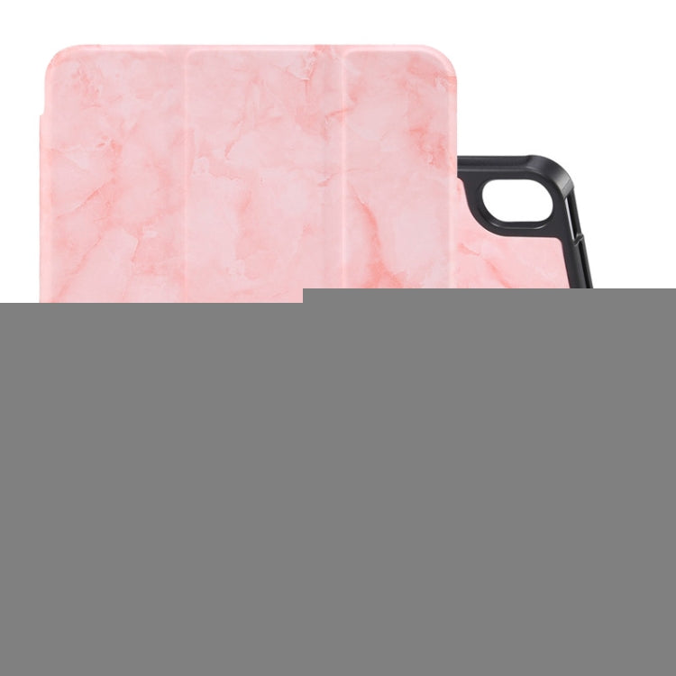 Marble Texture Smart Leather Tablet Case with 3-Folding Holder & Pen Slot, For iPad mini 6 / mini 2024