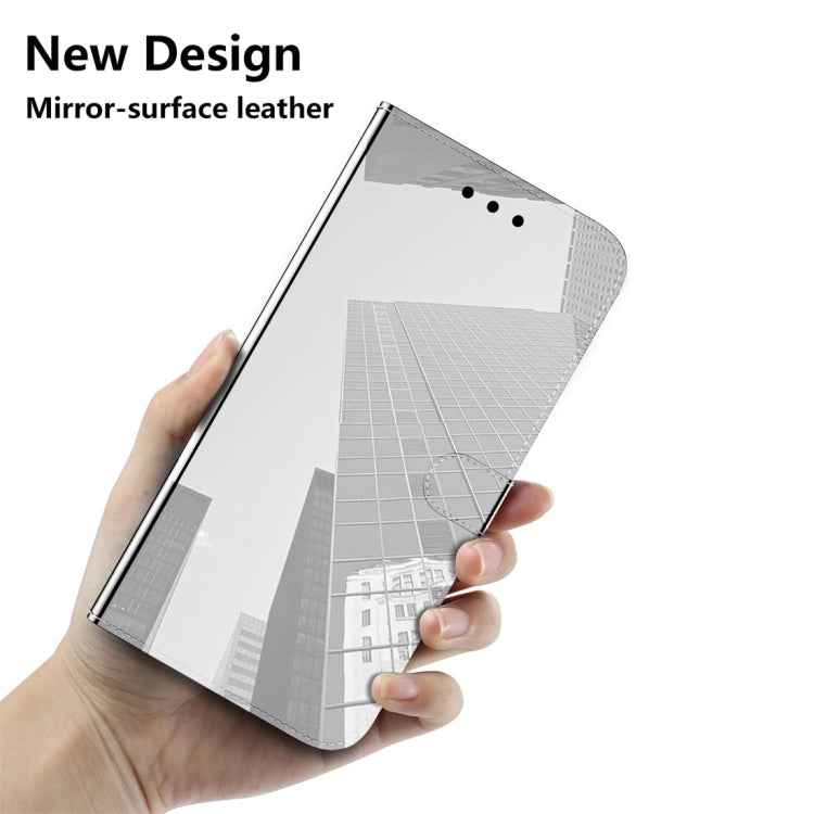 Imitated Mirror Surface Horizontal Flip Leather Case with Holder & Card Slots & Wallet & Lanyard