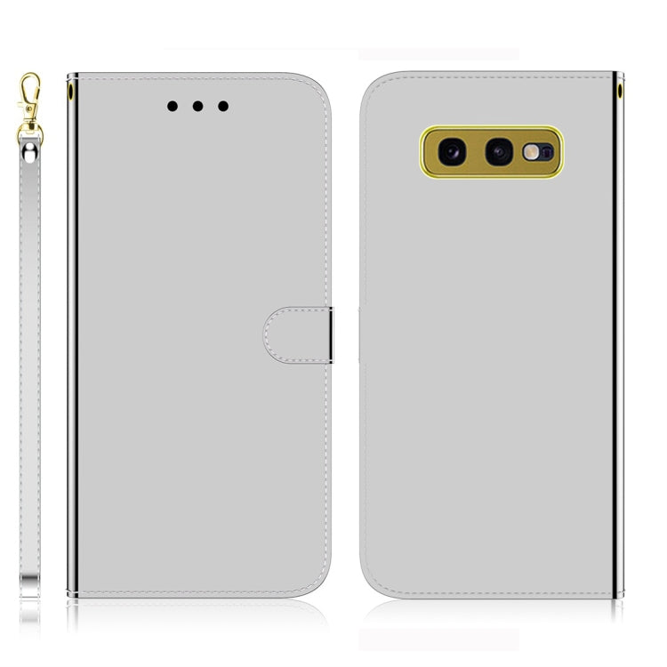 Imitated Mirror Surface Horizontal Flip Leather Case with Holder & Card Slots & Wallet & Lanyard