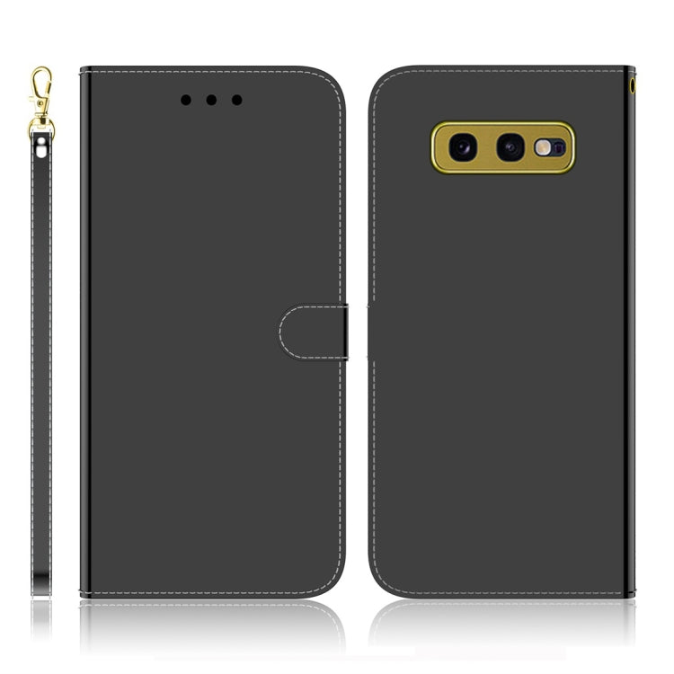 Imitated Mirror Surface Horizontal Flip Leather Case with Holder & Card Slots & Wallet & Lanyard