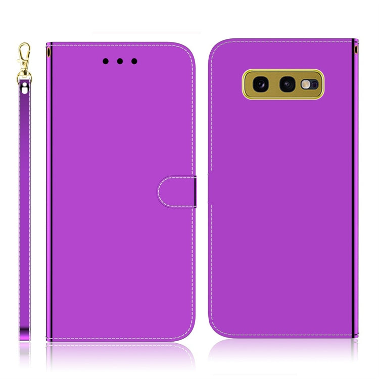 Imitated Mirror Surface Horizontal Flip Leather Case with Holder & Card Slots & Wallet & Lanyard