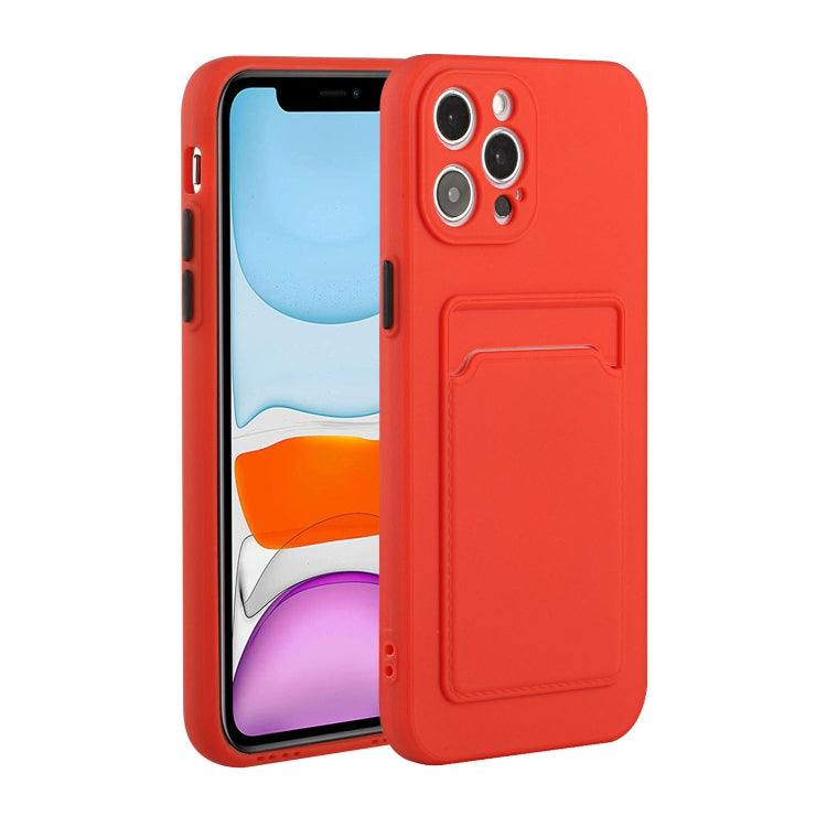 Card Slot Design Shockproof TPU Protective Case, For iPhone 13 Pro Max, For iPhone 13 Pro, For iPhone 13, For iPhone 13 mini
