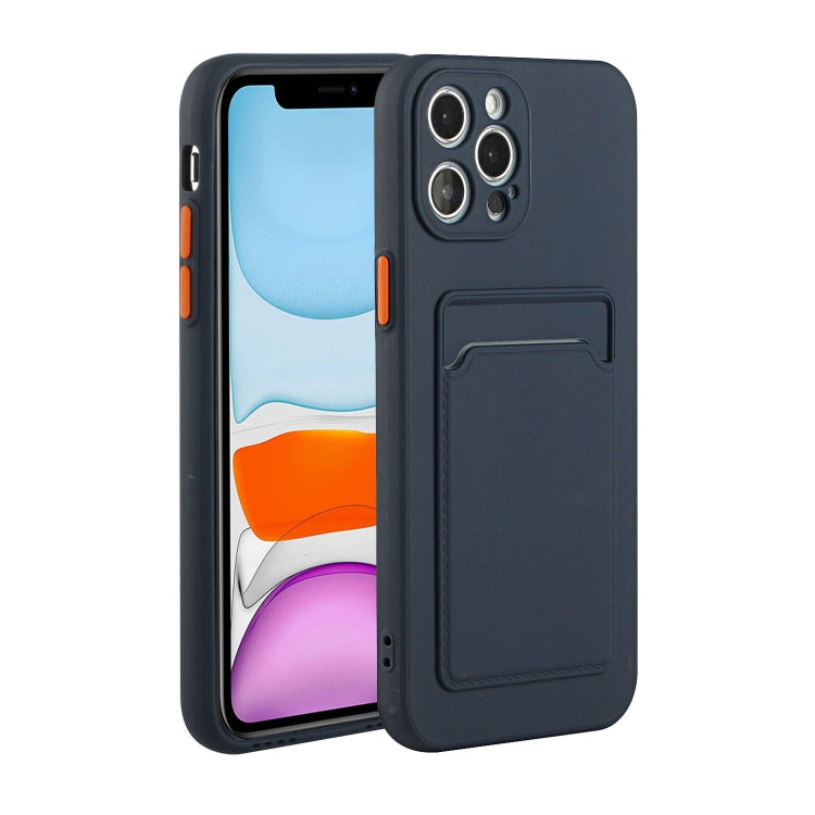 Card Slot Design Shockproof TPU Protective Case, For iPhone 13 Pro Max, For iPhone 13 Pro, For iPhone 13, For iPhone 13 mini