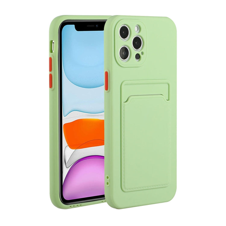 Card Slot Design Shockproof TPU Protective Case, For iPhone 13 Pro Max, For iPhone 13 Pro, For iPhone 13, For iPhone 13 mini