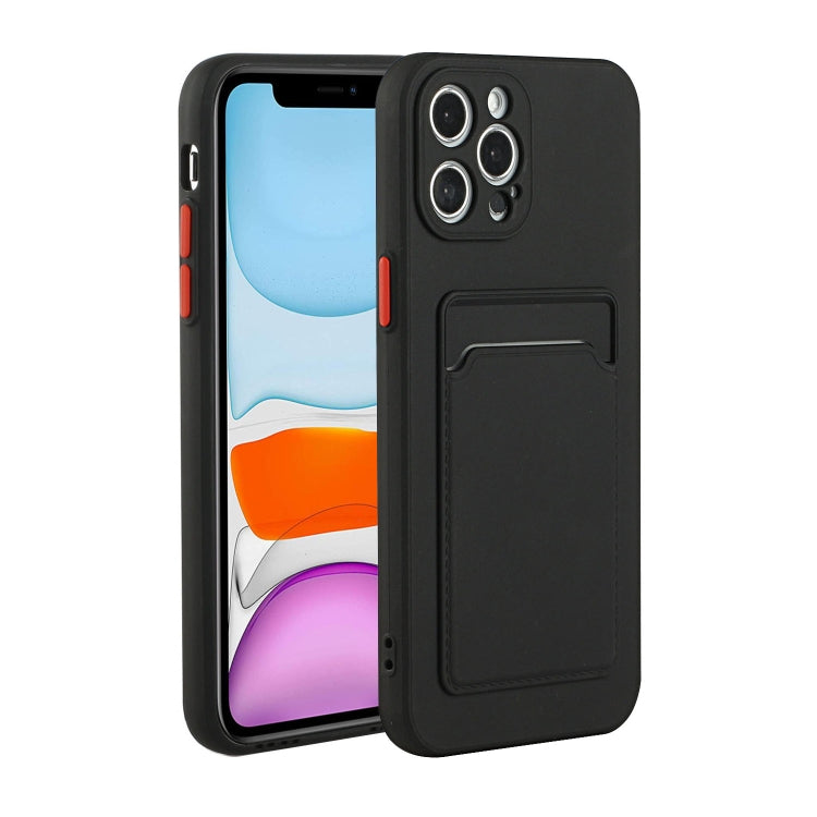 Card Slot Design Shockproof TPU Protective Case, For iPhone 13 Pro Max, For iPhone 13 Pro, For iPhone 13, For iPhone 13 mini