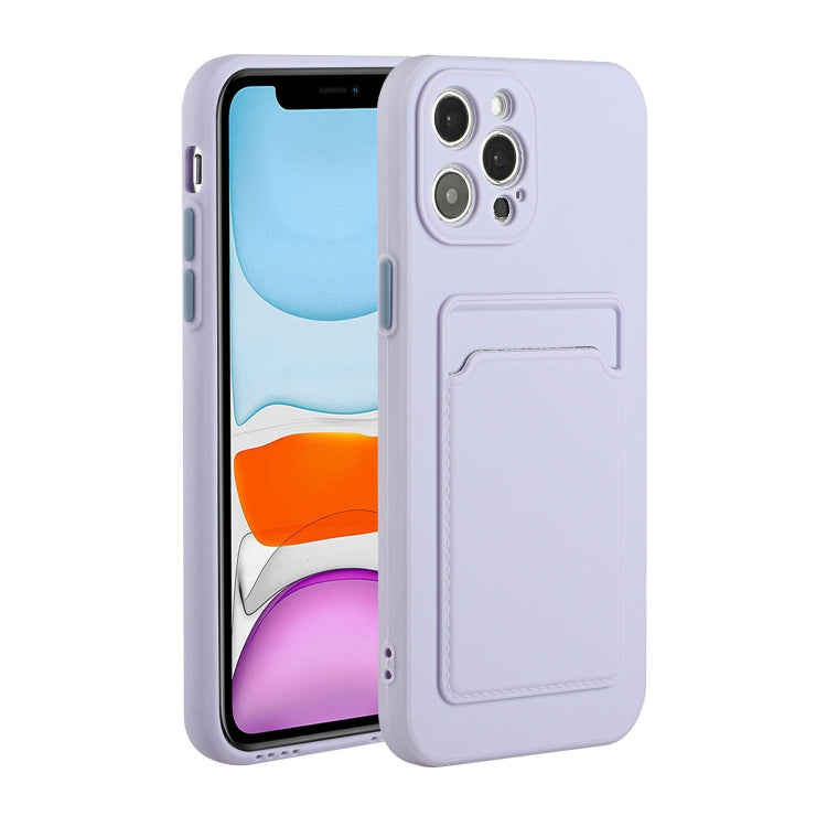 Card Slot Design Shockproof TPU Protective Case, For iPhone 13 Pro Max, For iPhone 13 Pro, For iPhone 13, For iPhone 13 mini
