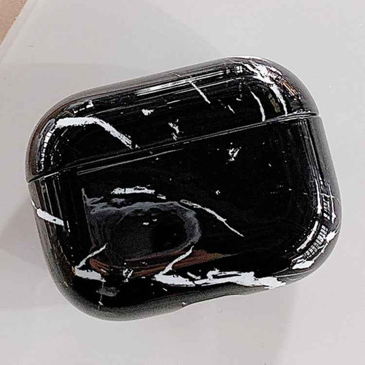 For AirPods Pro Marble Texture Plastic Earphone Protective Case