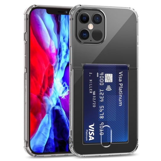 TPU Transparent Protective Case with Card Slots, For iPhone 13 Pro Max, For iPhone 13 Pro, For iPhone 13, For iPhone 13 mini