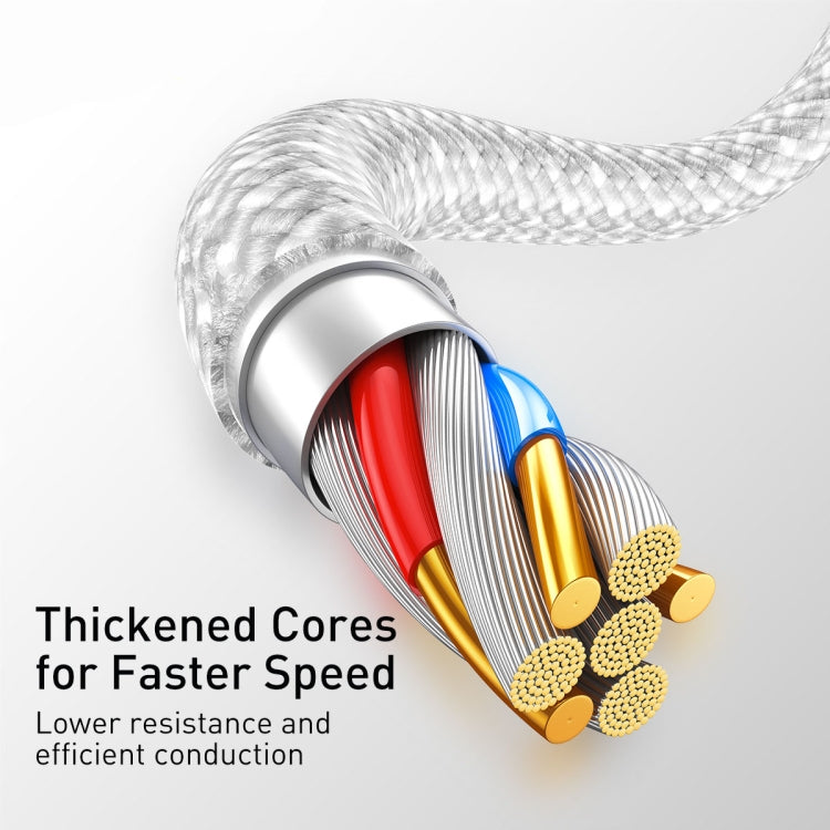 Baseus CALD000402 Dynamic Series 2.4A USB to 8 Pin Fast Charging Data Cable, 1m, 2m