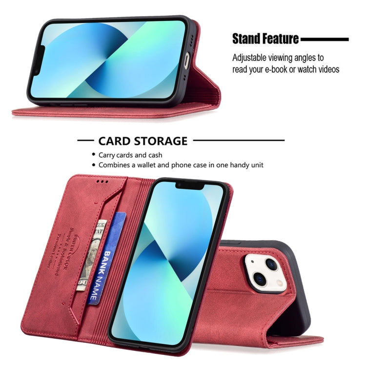 Magnetic RFID Blocking Anti-Theft Leather Case with Holder & Card Slots & Wallet, For iPhone 13 mini, For iPhone 13, For iPhone 13 Pro, For iPhone 13 Pro Max, For iPhone 12 mini, For iPhone 12 / 12 Pro, For iPhone 12 Pro Max, For iPhone 11             ...
