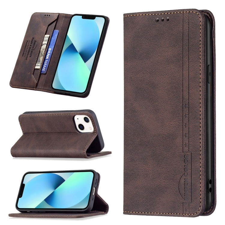 Magnetic RFID Blocking Anti-Theft Leather Case with Holder & Card Slots & Wallet, For iPhone 13 mini, For iPhone 13, For iPhone 13 Pro, For iPhone 13 Pro Max, For iPhone 12 mini, For iPhone 12 / 12 Pro, For iPhone 12 Pro Max, For iPhone 11             ...