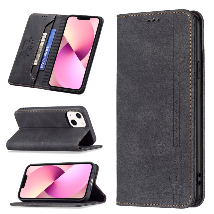 Magnetic RFID Blocking Anti-Theft Leather Case with Holder & Card Slots & Wallet, For iPhone 13 mini, For iPhone 13, For iPhone 13 Pro, For iPhone 13 Pro Max, For iPhone 12 mini, For iPhone 12 / 12 Pro, For iPhone 12 Pro Max, For iPhone 11             ...