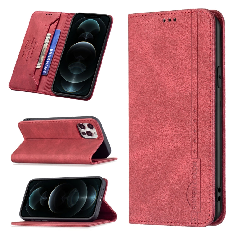 Magnetic RFID Blocking Anti-Theft Leather Case with Holder & Card Slots & Wallet, For iPhone 13 mini, For iPhone 13, For iPhone 13 Pro, For iPhone 13 Pro Max, For iPhone 12 mini, For iPhone 12 / 12 Pro, For iPhone 12 Pro Max, For iPhone 11             ...