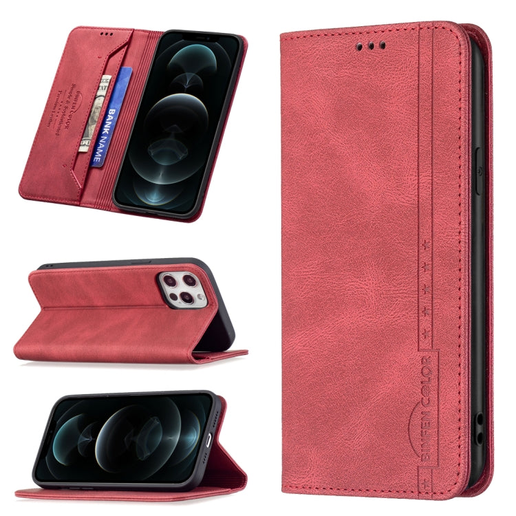 Magnetic RFID Blocking Anti-Theft Leather Case with Holder & Card Slots & Wallet, For iPhone 13 mini, For iPhone 13, For iPhone 13 Pro, For iPhone 13 Pro Max, For iPhone 12 mini, For iPhone 12 / 12 Pro, For iPhone 12 Pro Max, For iPhone 11             ...