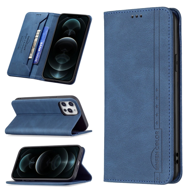 Magnetic RFID Blocking Anti-Theft Leather Case with Holder & Card Slots & Wallet, For iPhone 13 mini, For iPhone 13, For iPhone 13 Pro, For iPhone 13 Pro Max, For iPhone 12 mini, For iPhone 12 / 12 Pro, For iPhone 12 Pro Max, For iPhone 11             ...