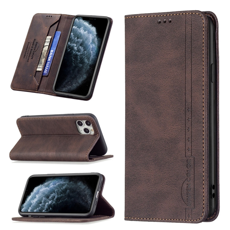 Magnetic RFID Blocking Anti-Theft Leather Case with Holder & Card Slots & Wallet, For iPhone 13 mini, For iPhone 13, For iPhone 13 Pro, For iPhone 13 Pro Max, For iPhone 12 mini, For iPhone 12 / 12 Pro, For iPhone 12 Pro Max, For iPhone 11             ...
