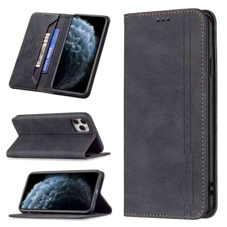 Magnetic RFID Blocking Anti-Theft Leather Case with Holder & Card Slots & Wallet, For iPhone 13 mini, For iPhone 13, For iPhone 13 Pro, For iPhone 13 Pro Max, For iPhone 12 mini, For iPhone 12 / 12 Pro, For iPhone 12 Pro Max, For iPhone 11             ...