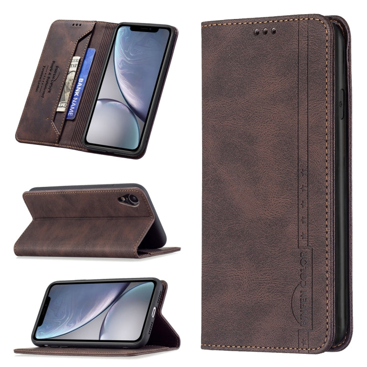 Magnetic RFID Blocking Anti-Theft Leather Case with Holder & Card Slots & Wallet, For iPhone 13 mini, For iPhone 13, For iPhone 13 Pro, For iPhone 13 Pro Max, For iPhone 12 mini, For iPhone 12 / 12 Pro, For iPhone 12 Pro Max, For iPhone 11             ...
